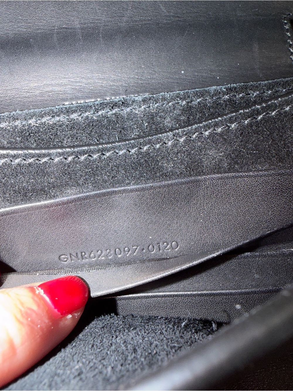 Saint Laurent Black Leather Mini Kaia Crossbody - Picture 10 of 16